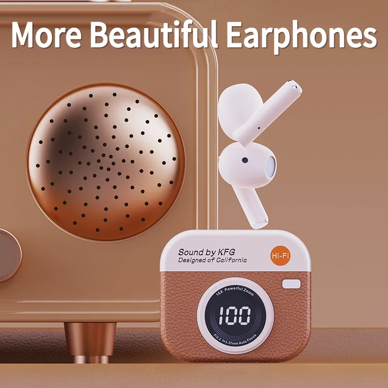 Wireless Headphone Bluetooth Earphones Wireless Earphone Xiaomi MIJIA Q86 TWS Wireless Earphones with 5.4 Bluetooth 36 Hours Play Back Sport Earbuds with LED Display Headphones and Mic