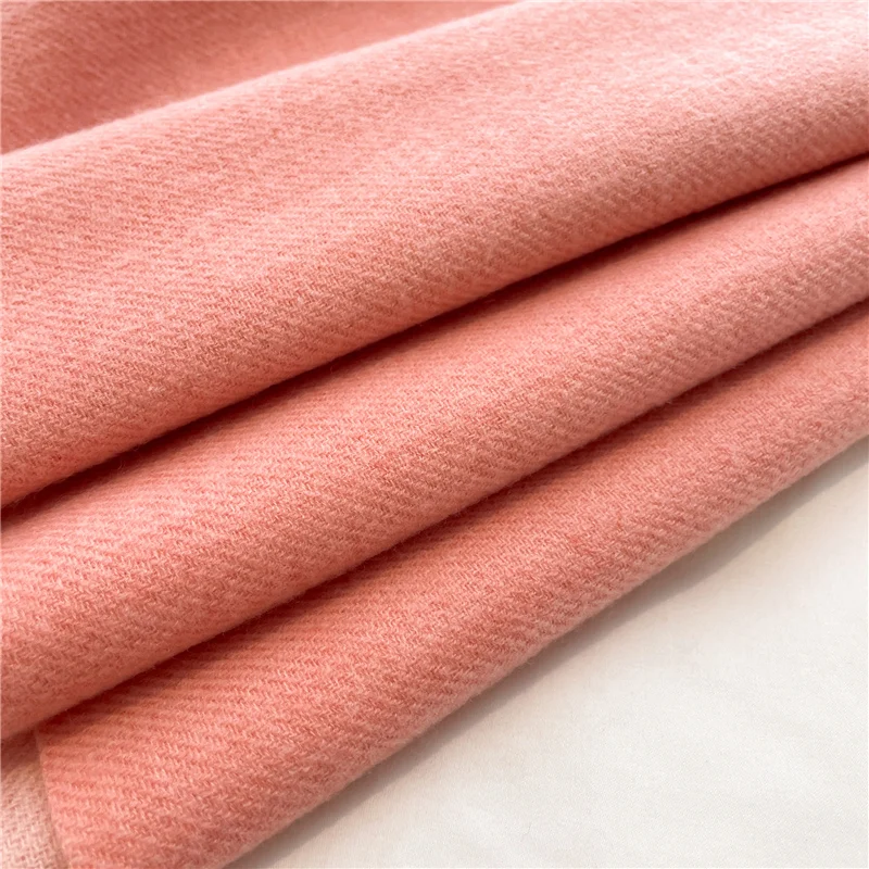 2022 Simple Cashmere Winter Warm Scarf Fashion Solid Double Side Different Pashmina Blanket Bufanda with Tessel Travel_voghion.com