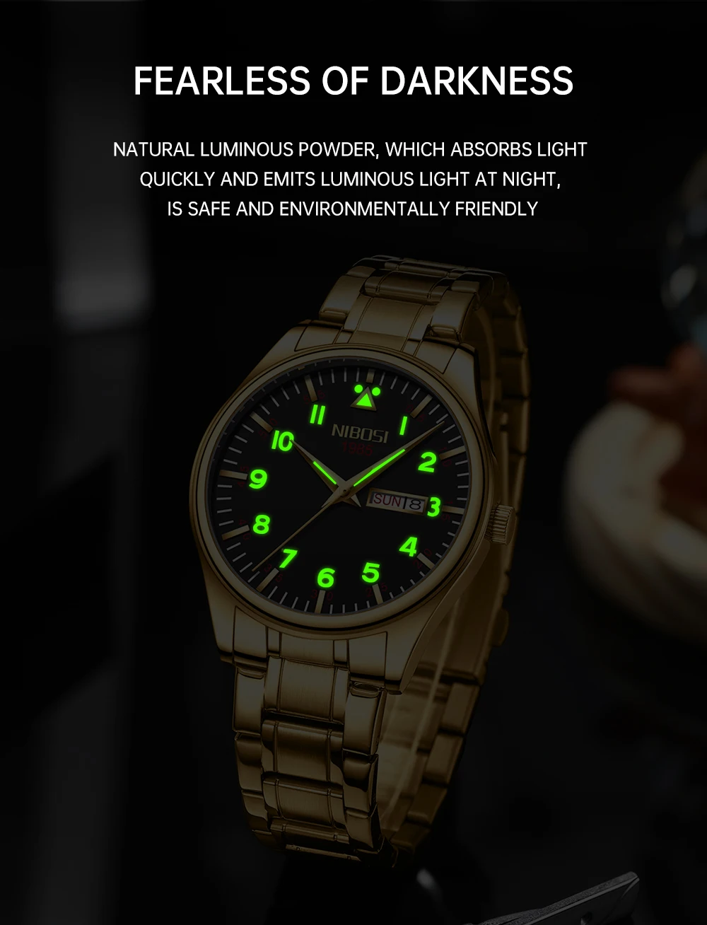 Quartz & Stainless Watch 2571 Nibosi