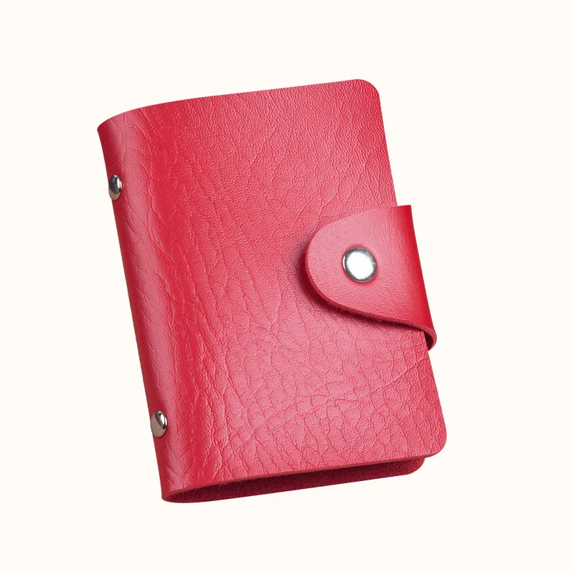 Card Holder Credential Holder 24 Pockets Business Card With Button id card case For Cards Tarjetero Hombre wallet card holder card holder credit card holder card wallet id card holder id card case business card holder