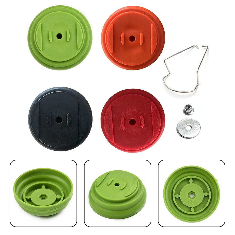 Trimmer Parts Lawn Mower Fittings Trimmers Garden Scenes Red Plastic Plastic Cover Protective Gasket Black Lithium Battery Nut 5