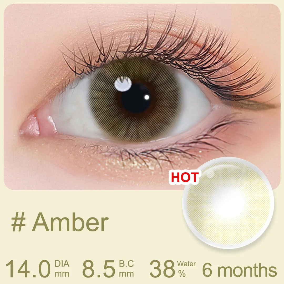 Hidrocor Prescription Natural Eye Color Cosmetic Contact Lenses