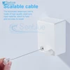 Invisible Clothes Retractable Clothesline House Interior Small multipurpose Clothesline Drying Rack Wall Rope For Drying Clothes 3