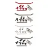 Metal Steering Link, Knuckle C Hub, Axle Lockout Set Kit for Axial Wraith 3