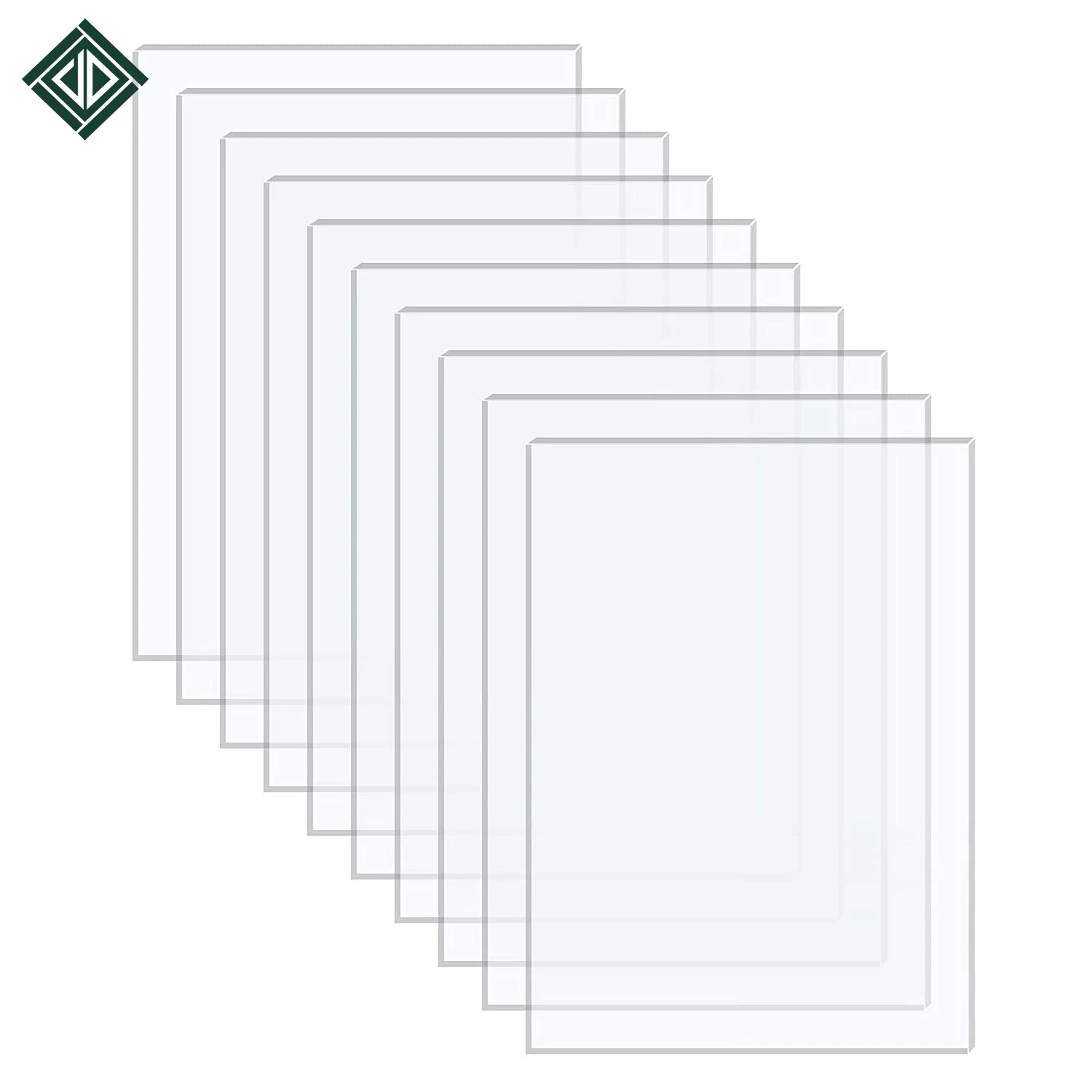 10Pieces1MMThicknessAcrylicSheetsClearExtrudedPlexiglassfor