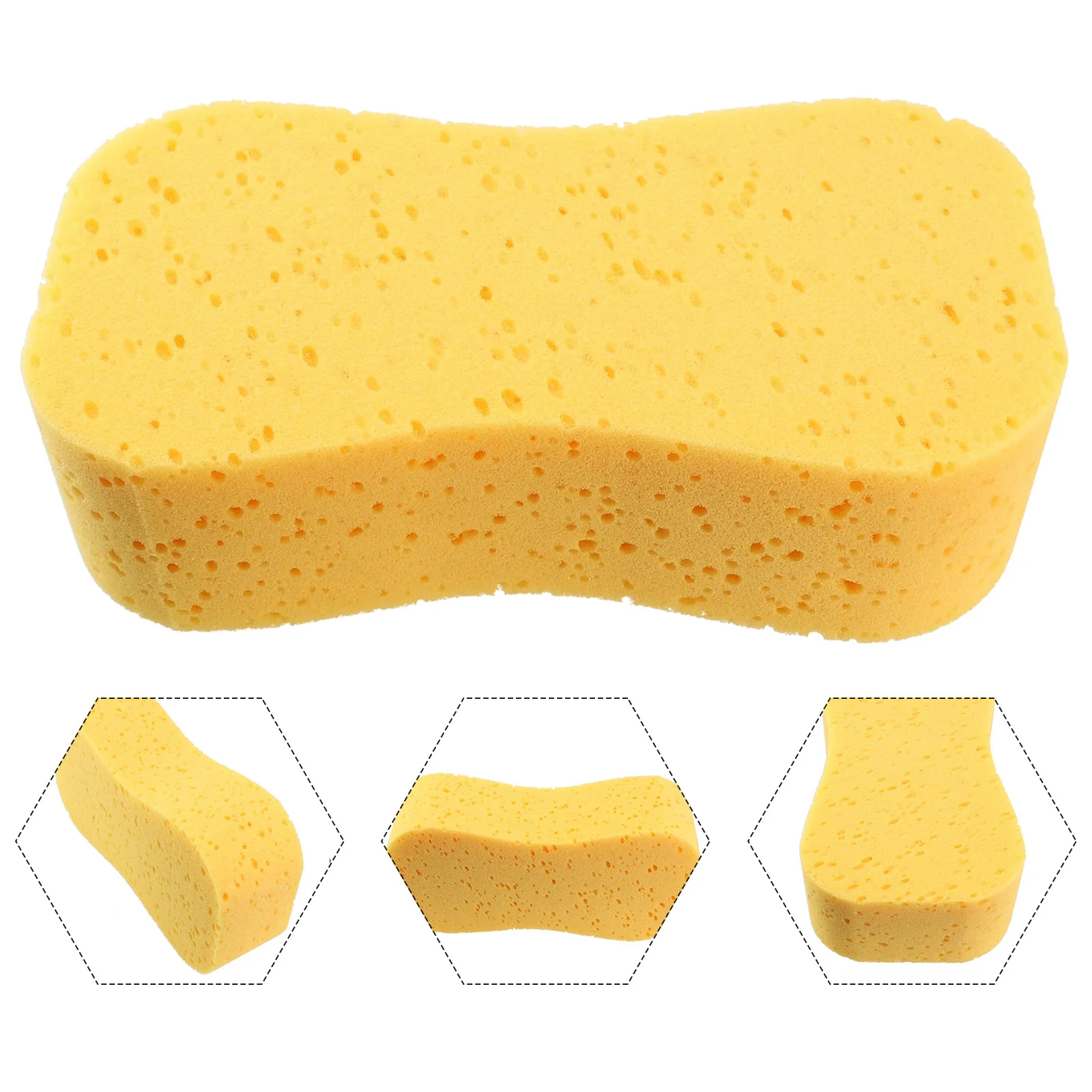 

Car Sponge Sponge 23*12*6.3cm 8-shaped For Car Cleaning For Kitchen Cleaning Large 8-shaped Sponges