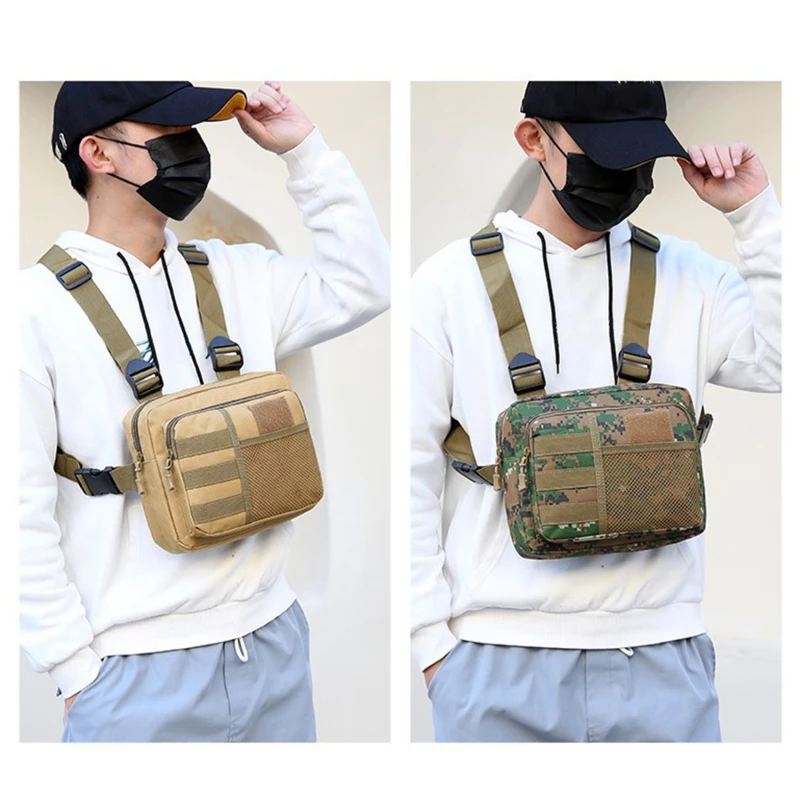 Military Tactical Chest Bag Combat Molle Front Pack Chest Rig Vest EDC  Streetwear Hip Hop Backpack Outdoor Sports Hunting Bags - AliExpress