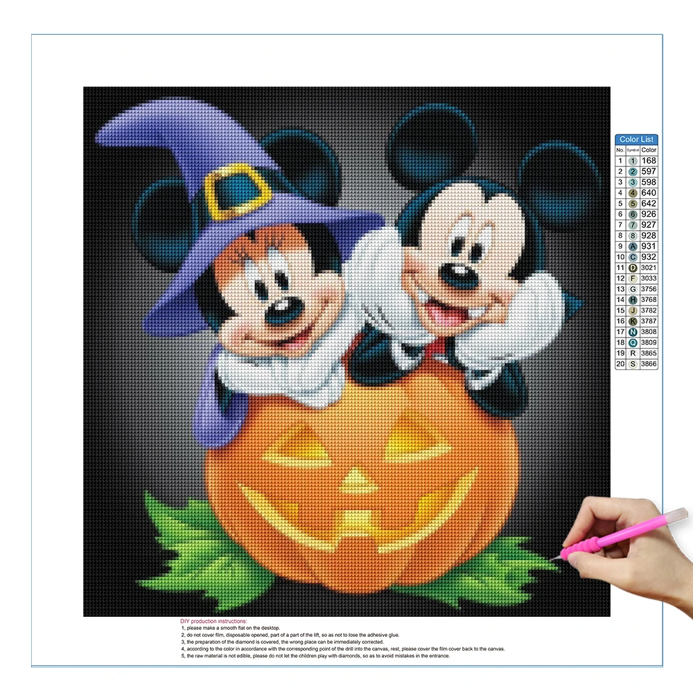 Pintar Desenho de Halloween do Mickey Mouse Disney