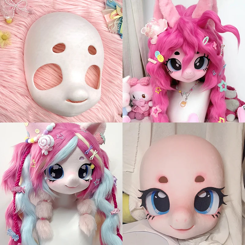Kigurumi Fursuit Resin Ghost Kig Series 3D Printed Skull Shell Beast Costume Mask Fursuit Resin Beast Suit Head Shell Mask