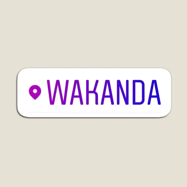 

Магнитный держатель Wakanda, детские игрушки, Декор, красочные домашние наклейки, магнитные милые забавные детские холодильники для малышей