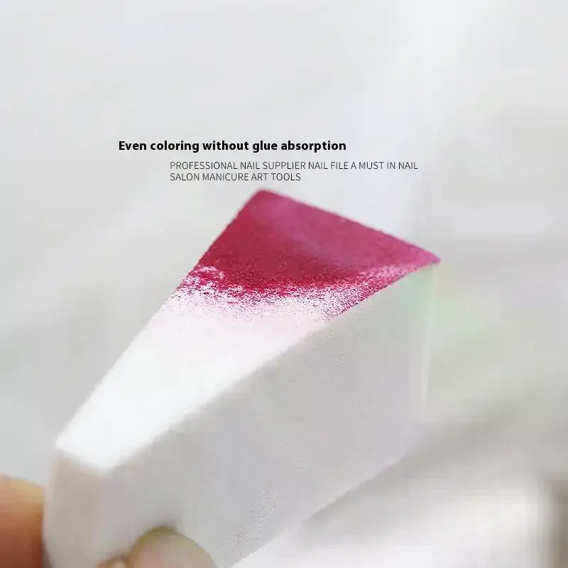 20/50Pcs White Triangle Soft Sponge Nail Brush DIY Gradient Gel Manicure Tool Makeup Blush Smudge Sponge