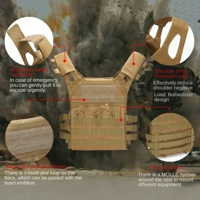 Enhanced Tactical Outdoor Molle Vest