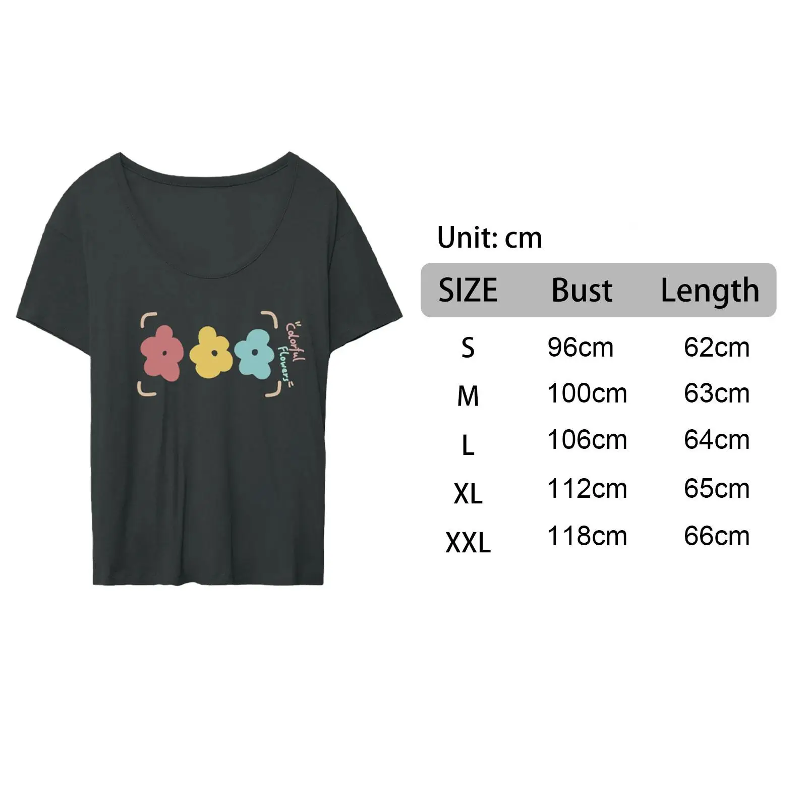 Women`s Short Sleeve T Shirt Stylish Clothes Sportswear Short Sleeve Shirt Summer Tops Round Neck Basic Tee for Beach Travel