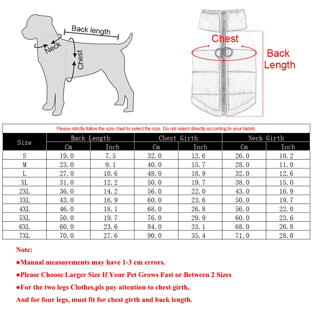Waterproof Dog Jacket with D-Ring 6