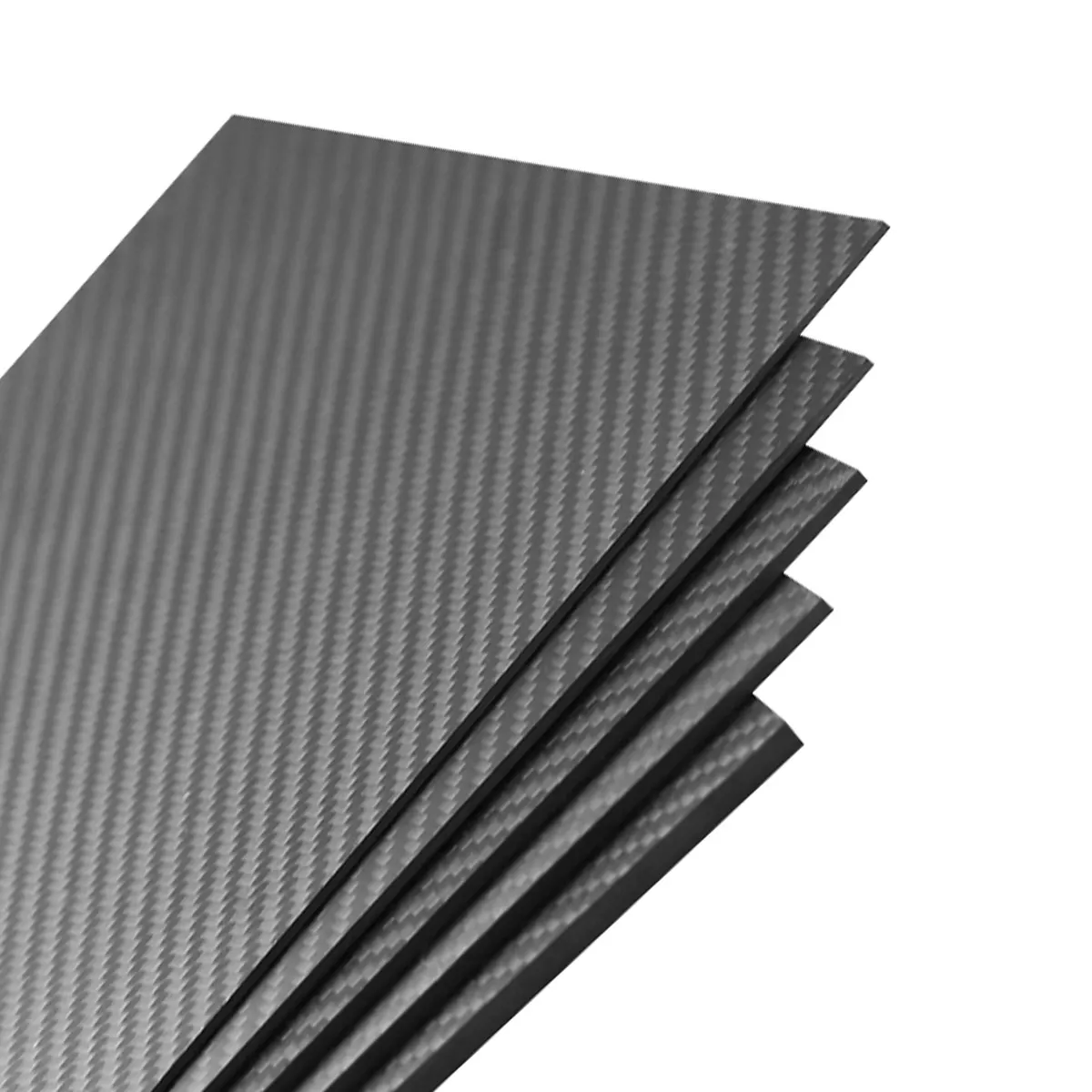 500x400x1.5mm Carbon Fiber Sheet Panel 3k Twill Weave Matt Finish Flaw