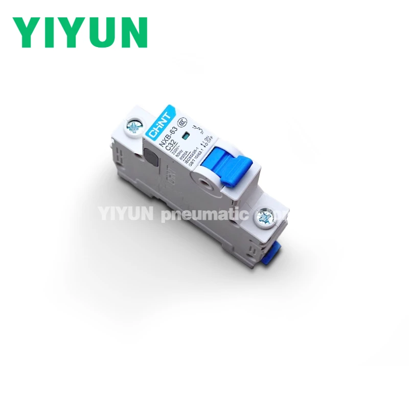 CHINT NXB-63 1P 2P 3P 4P C1 2 3 4 6 10 16 20 25 32 40 50 63 Circuit Breaker DIN Rail Mounting Miniature Household Air Switch