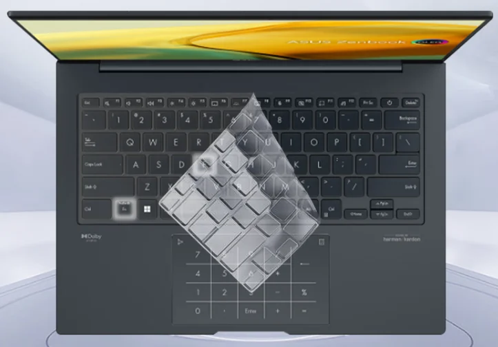 Per Asus Vivobook Go 14 E1404 E1404G E1404F E1404Fa / Asus Zenbook X 14 Oled Ux3404 Ux3404Va Ux3404Vc Cover Per Tastiera In Tpu Per Laptop