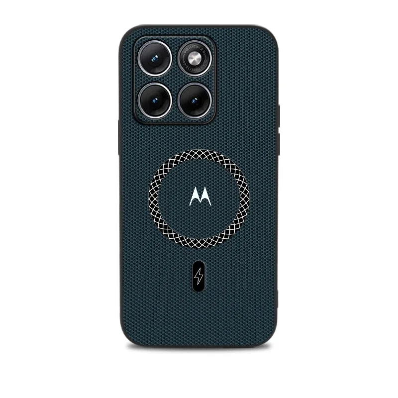 Premium Woven Textured Magnetic Shockproof Phone Case