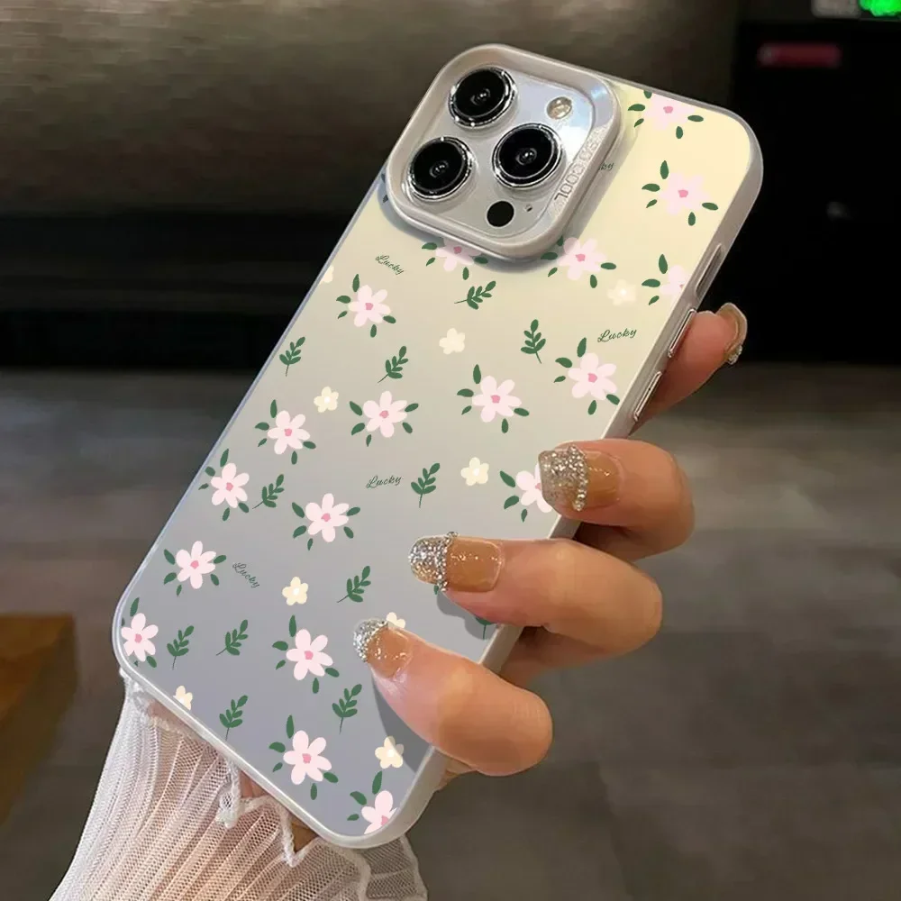 Luxury Floral Shockproof IMD Bumper Case