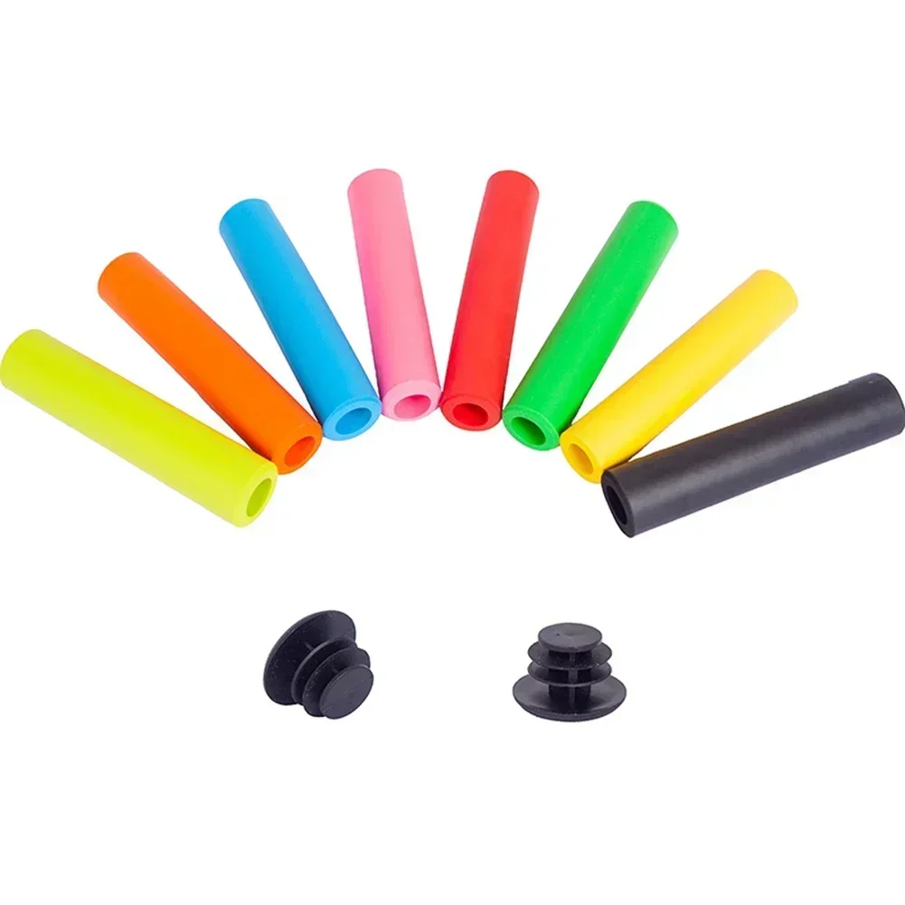 Bicycle Grips MTB Soft Foam Silicone Sponge Handle Bar Grips Handlebar Cover Bike Bicycle Shock Absorption And Wear-resistant Mountain Bike