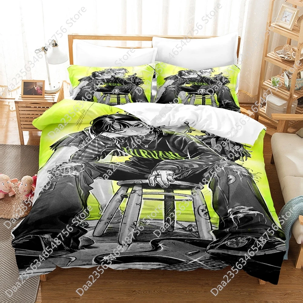 The Guy She Was Interested Mitsuki Koga Bedding Set Single Twin Full Queen King Size Bed Set Adult Kid Bedroom Duvetcover Sets 3