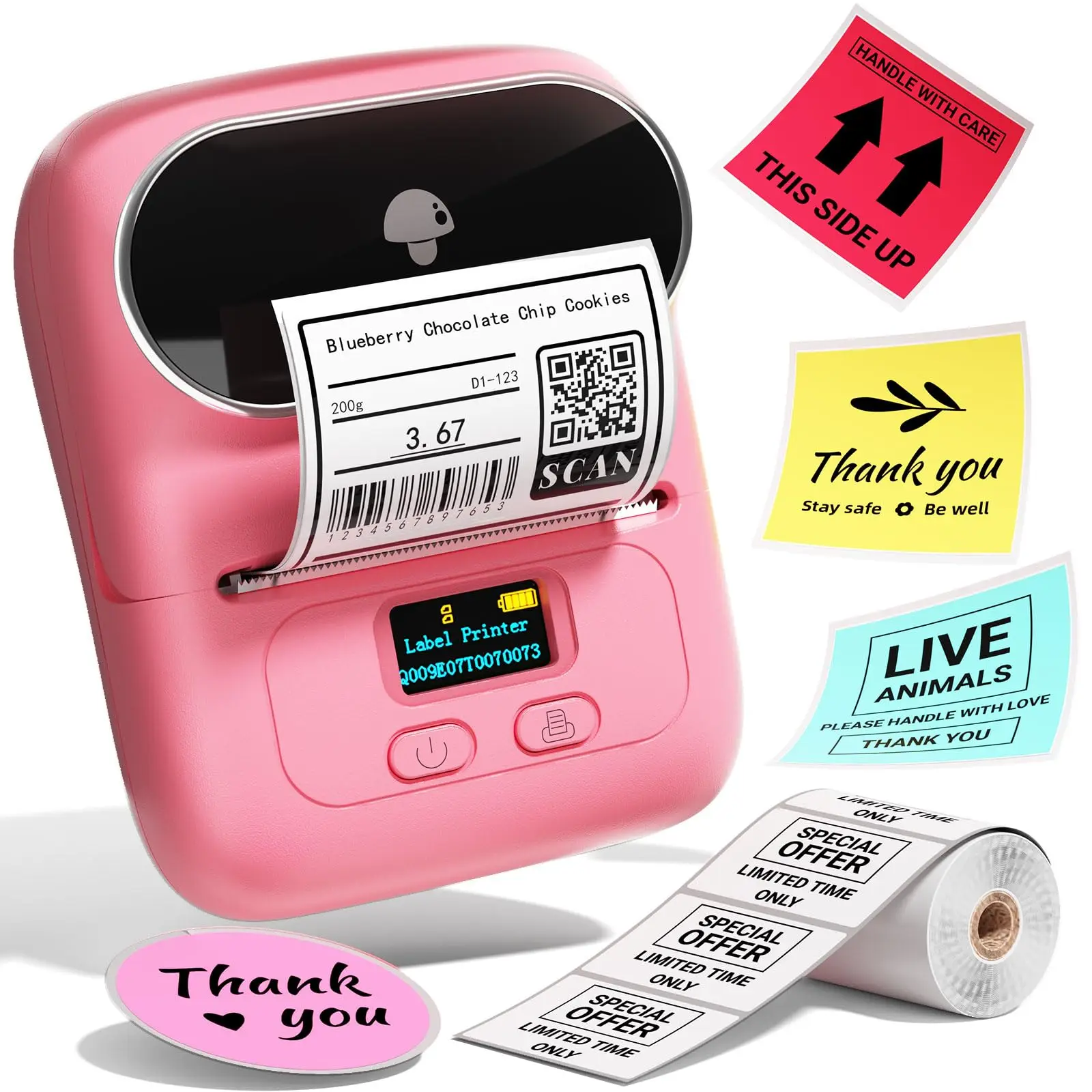 Phomemo M110 Bluetooth Thermal Printer Small Business Label Maker