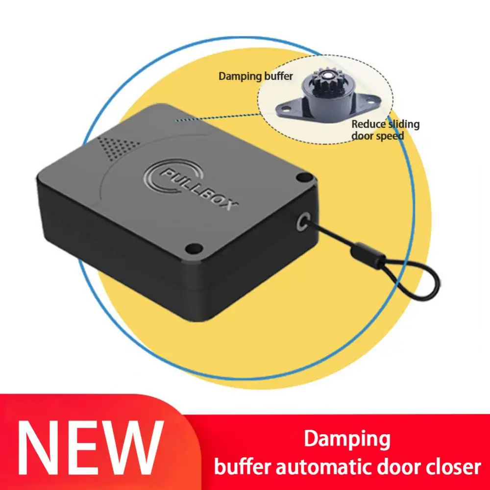 Sliding Door Glass Door Punch-free Adjustable Automatic Sensor Bracket Close Bracket Closer Easy To Install door closer