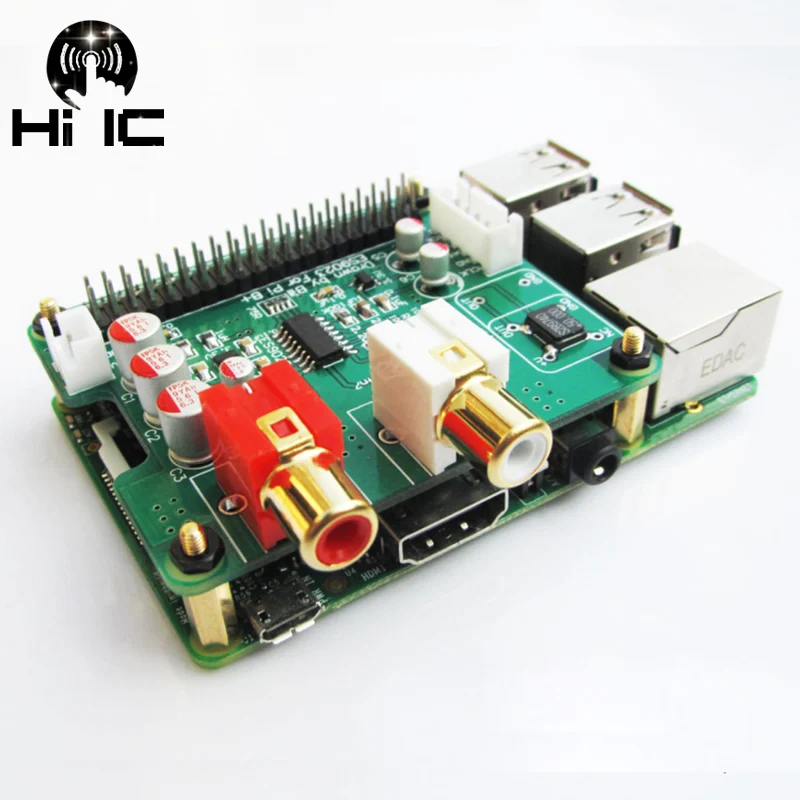 

Цифровая звуковая карта I2S HiFi DAC ES9023, плата расширения расшифровки для Raspberry pi B + 2B 3B + 4B