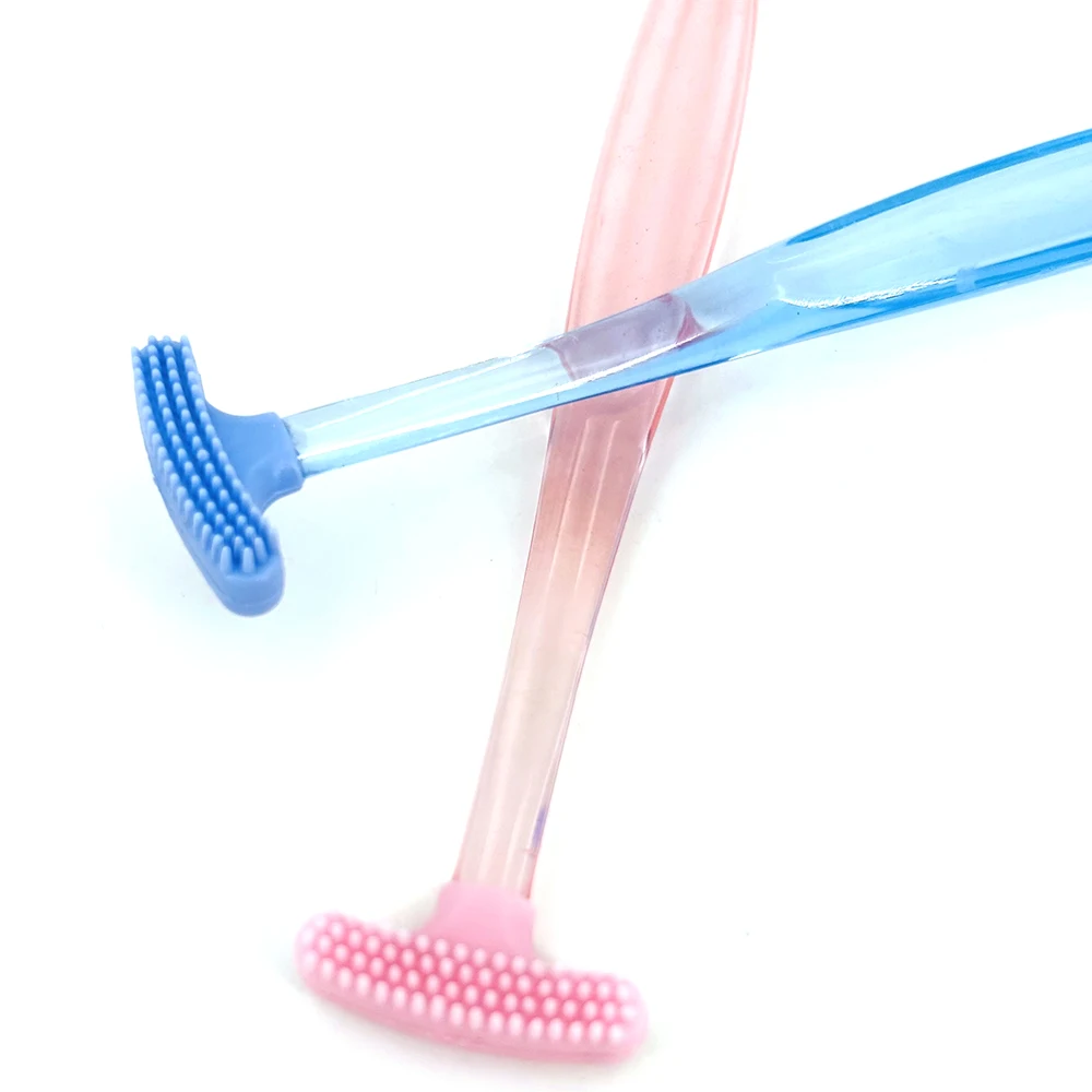 Puliscilingua in silicone e detergente orale per alito fresco_voghion.com
