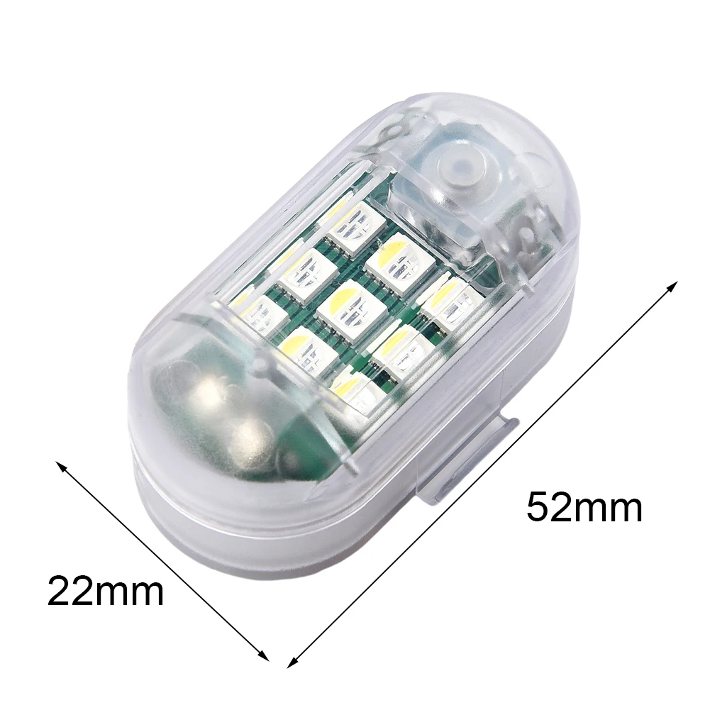 

Light Tail Light Wireless LED Strobe Light Rechargeable Flashing Lights Signal Light 7 Colors Motorcycle Light
