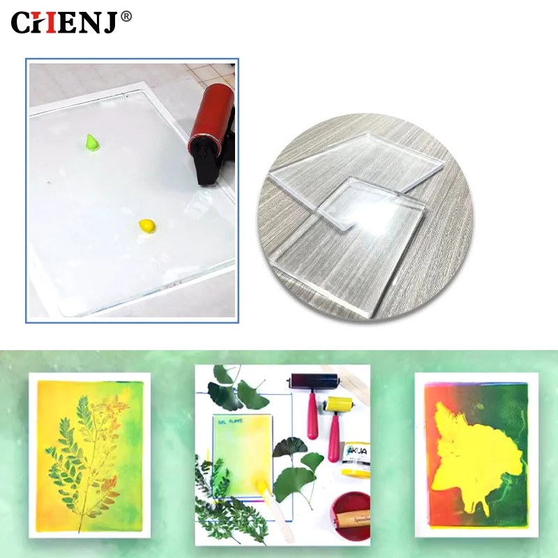 Gel Printing Plate 8&rdquo; X 10&rdquo; or 5&rdquo; X 7"