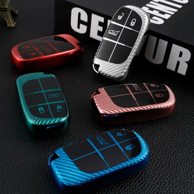 Premium Car Smart Key Cover Case Keychain Holder