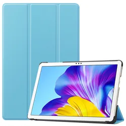 Elegant 10.1 Fashion Paint Leather Tablet Case for Honor Pad X8 10.1 (Sky blue)