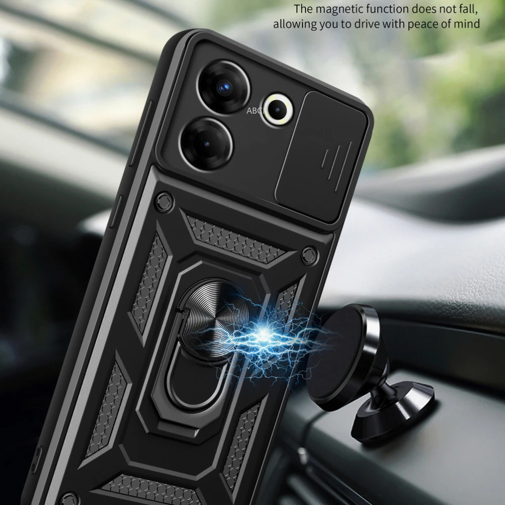 Enhanced Armor Hybrid Ring Cover with Camera Protection