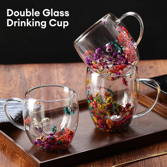 Double Wall Glass Espresso Cups  Coffee Cup Double Glass - Transparent Glass  Cup - Aliexpress