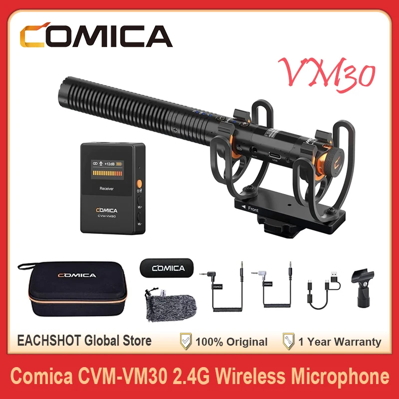 Comica VM30 2.4G ワイヤレスマイク スーパーカーディオイド