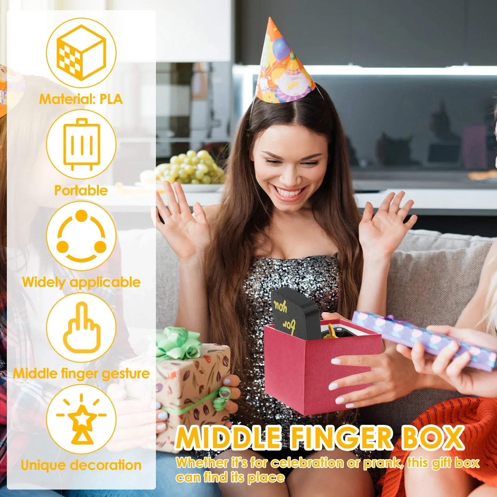 Lustige Liebesrosen-Pop-up-Überraschungsbox Scherzartikel Mittelfinger-Überraschung Valentinstag Weihnachten Feiertagsgeschenk Spielzeug Heimdekoration – Detail 8