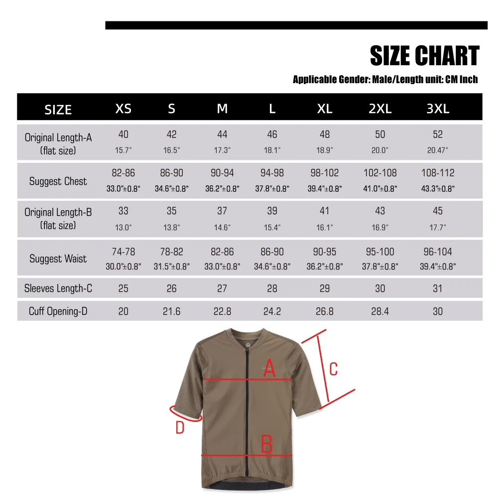 Men's Short Sleeve Cycling Jersey - Reflective, Breathable, Cool - Solid Colors