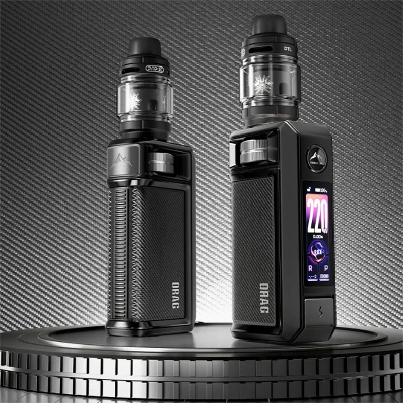 Original VOOPOO Drag 6 Kit 220W Vape 5ml 2200mAh Battery UFORCE-X Tank II PnP X Coil 0.15 /0.3 E Cigarette Vaporizer replacement coil