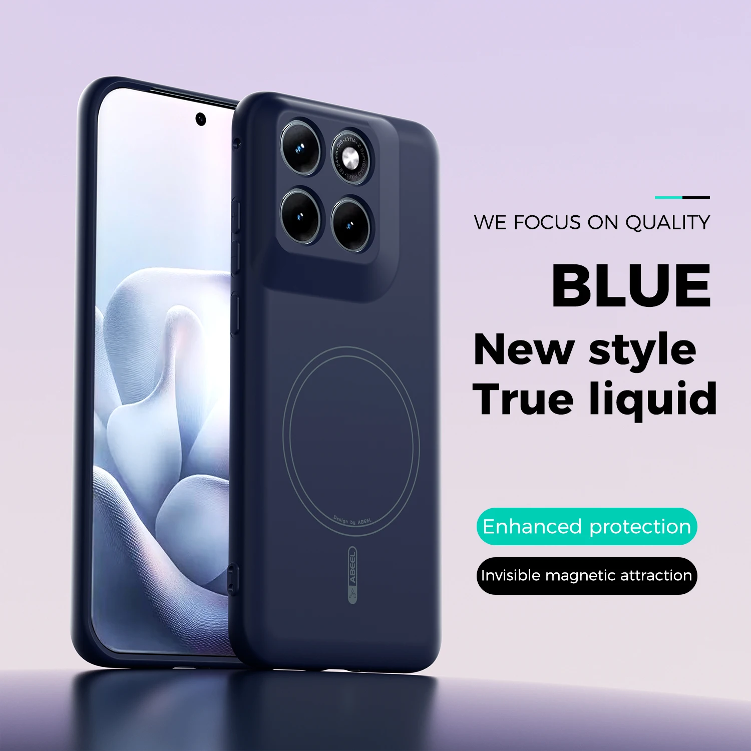 Magnetic Skin Friendly Silicone Soft Phone Case Cover