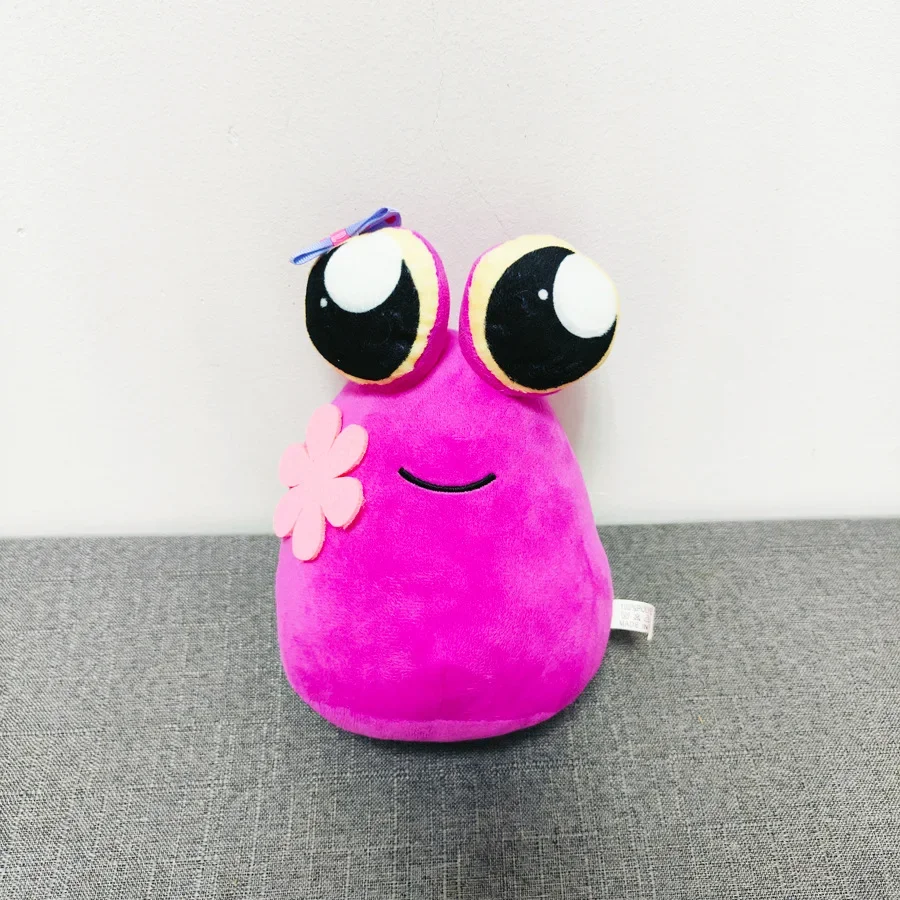 Pou Alien Plush Pink Smiling Face Plush Toy Furdiburb