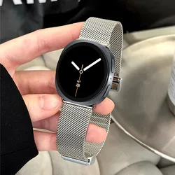Elegant Milanese Magnetic Watch Band Bracelet in Stainless Steel - Galaxy Ultra Band (Silver)