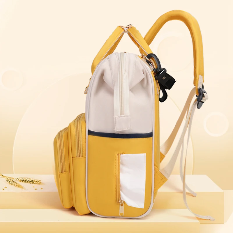 High quality mother diaper bag backpack - stylish and durable, multi compartment, zipper closure, diaper bag, travel bag