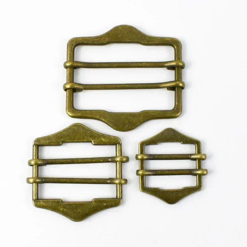 4PCS Metal Double Pin Slider Hook Webbing Adjustment Clasps