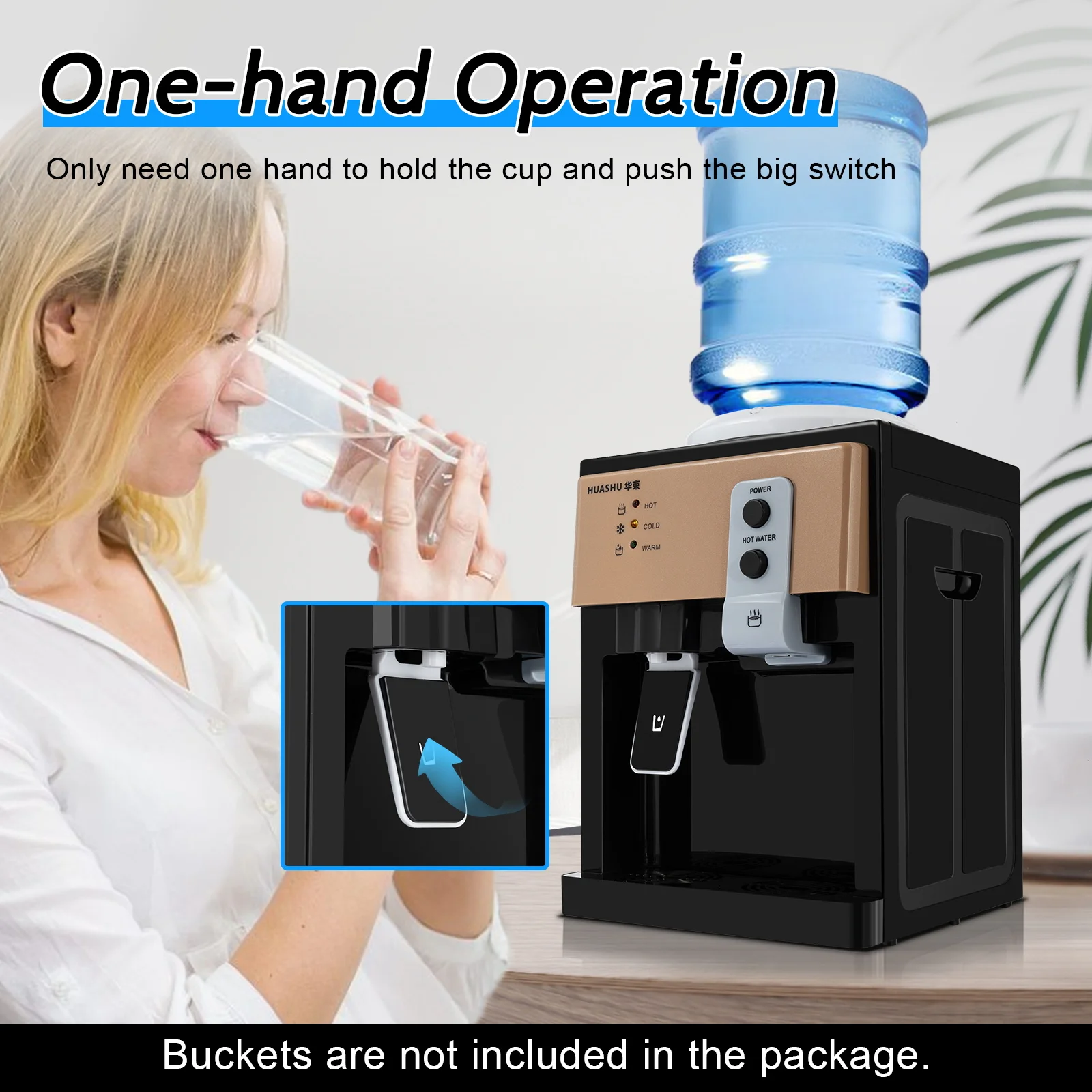 550W Top-loading Water Dispenser Water Temperature Optional Hot Cold Water Dispenser Machine 4