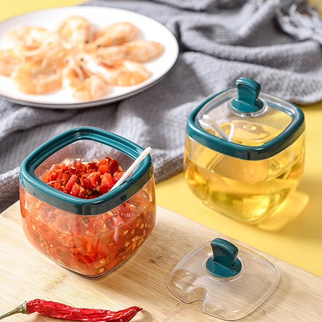 Sald and Pepper Kitchen Spices Set for Kitchen Organizer Box Home  Kitchenware Salt Shaker Plastic Seasoning Storage Spice Jar - AliExpress