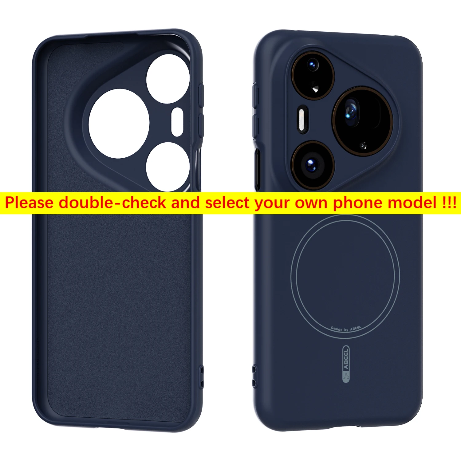 Magnetic Silicone Soft Touch Phone Case - Skin Friendly Feel