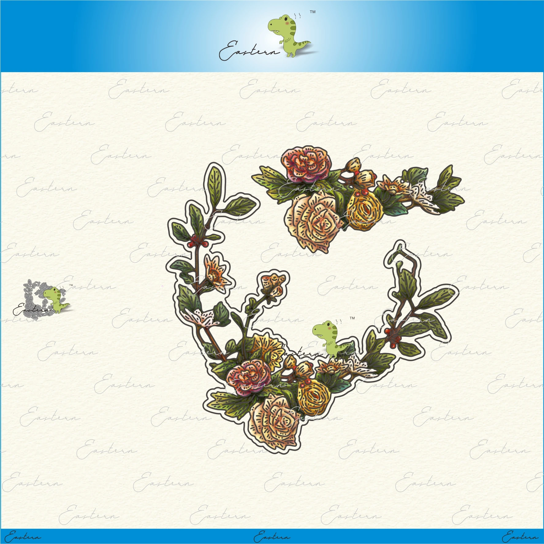

Floral Crescent metal cutting dies 2022 new diy molds Scrapbooking Paper Making die cuts crafts Printed Sheet