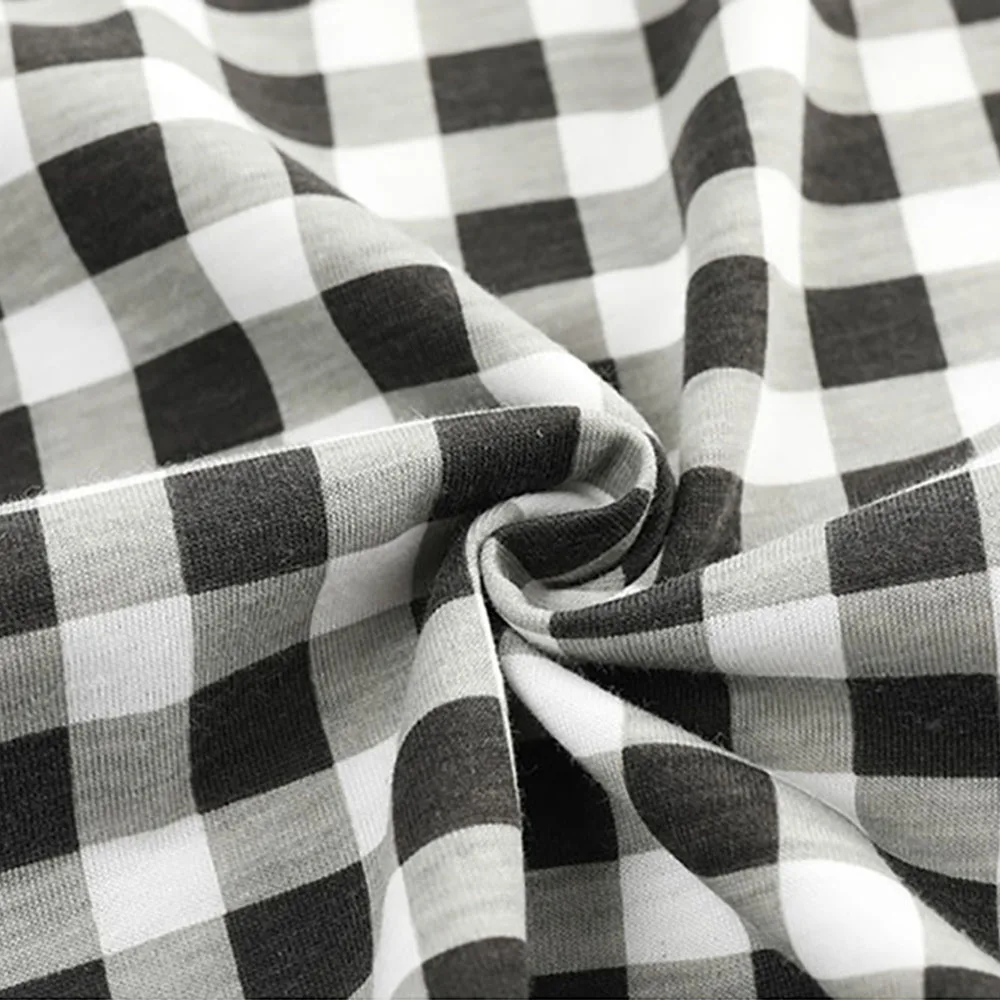 4XL Big Size Plaid Pajama Pants Women 100% Cotton Sleeping Sleepwear Spring Autumn Comfortable PJ Pyjama Pants With Two Pockets