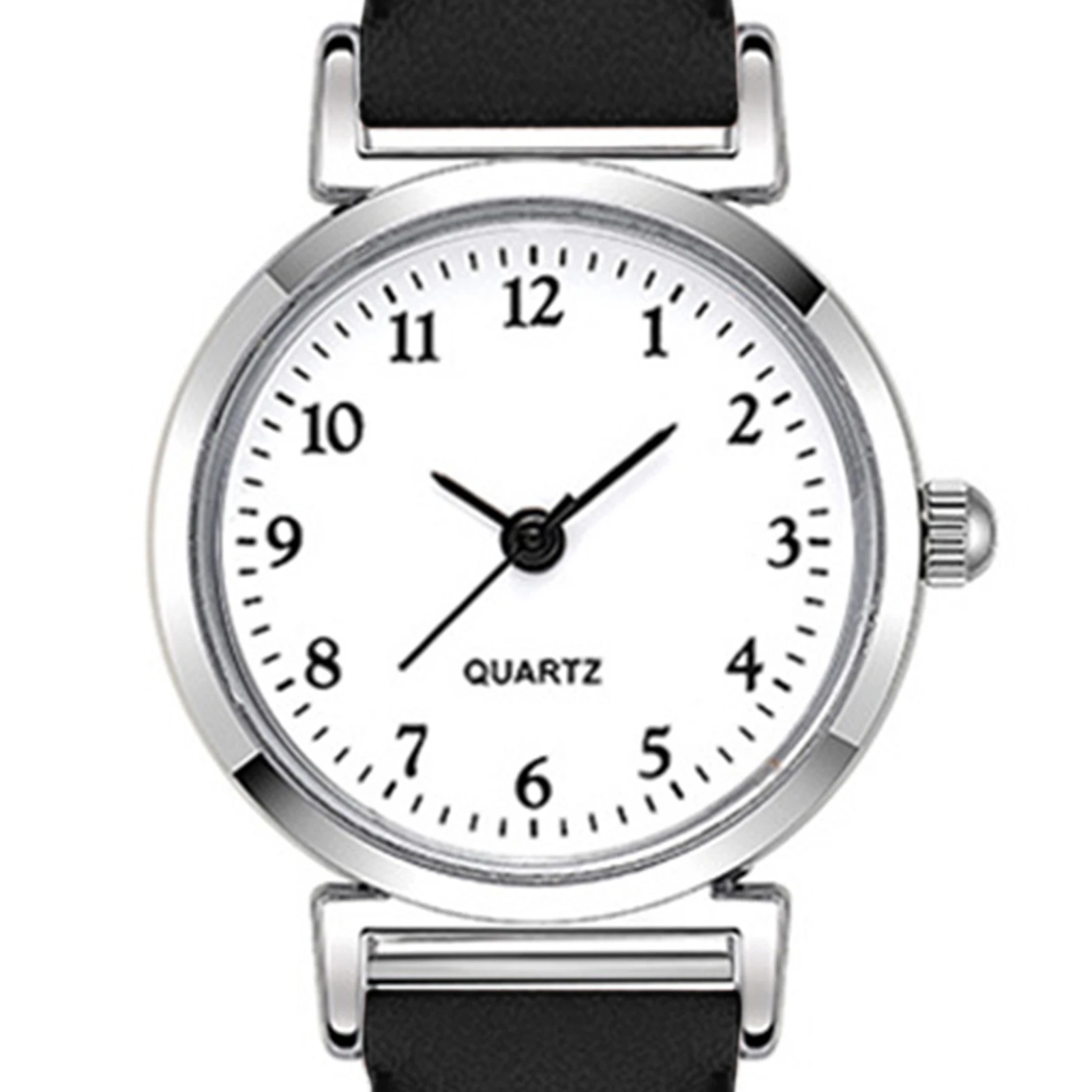 Students Business Quartz Watch Round Dial Shape Easy to Wear Casual Watch for Home Office Working Shopping 4